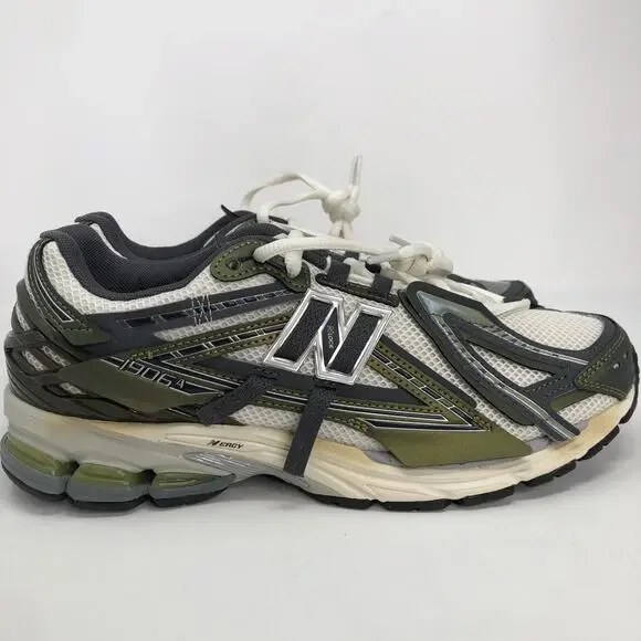 New Balance 1906A Unisex W12.5/M11 Green Mesh Lace Up Casual Sneaker - Picture 11 of 14